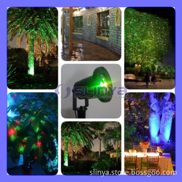 Outdoor Lighting Waterproof Firefly Effect Laser Projector Landscape Laser Light Green Red for Christmas Trees Lawn Garden Park Decoration LED